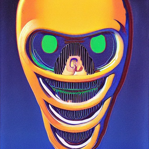 Image similar to alien by wayne thiebaud