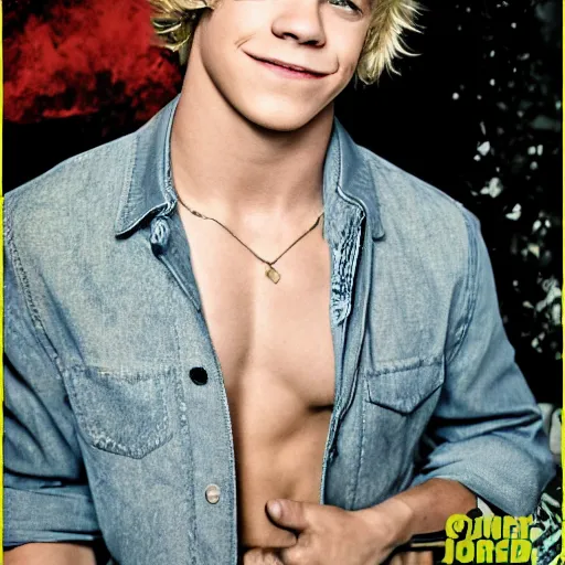 Image similar to ross lynch showing his arm pits, vman gamazine, by boys by girls