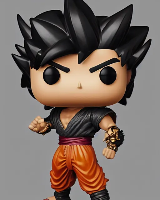 Prompt: Highly detailed Funko pop of Son Goku in black gold intricate and ornate armor, unreal engine, fantasy art by Greg Rutkowski, Loish, Rhads, Makoto Shinkai and Lois van baarle, ilya kuvshinov, rossdraws global illumination, radiant light, detailed and intricate environment