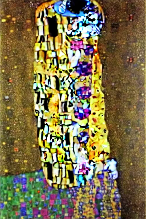 Image similar to happiness, fantasy, painting by Gustav Klimt