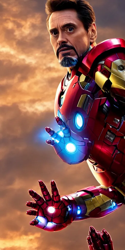 Image similar to jim carrey as iron man, marvel cinematic universe, making out, photo, 8 k resolution, extremely detailed, beautiful, establishing shot, artistic, hyperrealistic, beautiful face, octane render