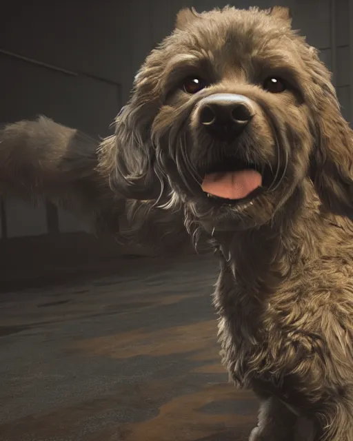 Prompt: dog, hyper realism, cinematic, volumetric lighting, dramatic ambient lighting, epic composition, high detail, octane render, unreal engine, 8 k, professional photo, photorealistic, intricate complexity, extremely detailed,