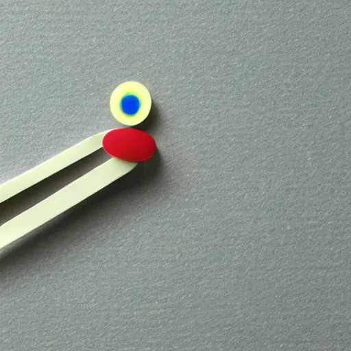 Prompt: paper clip with eyes, animated