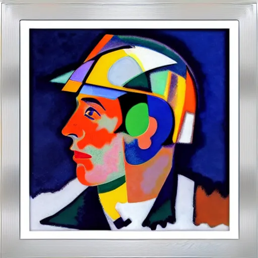 Prompt: christian horner portrait, style by kandinsky, art deco, portrait