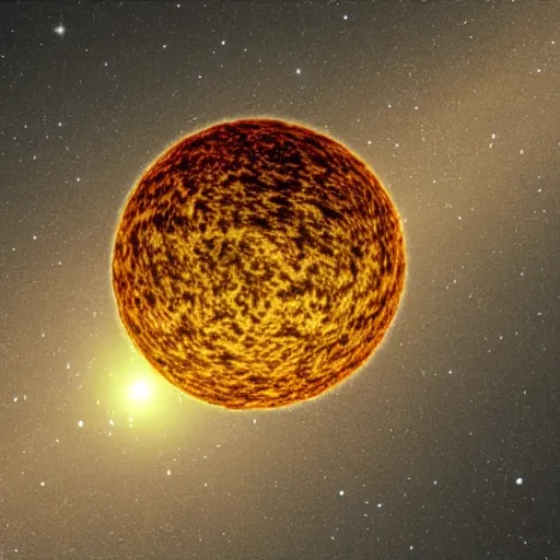 Prompt: Planet orbiting three suns