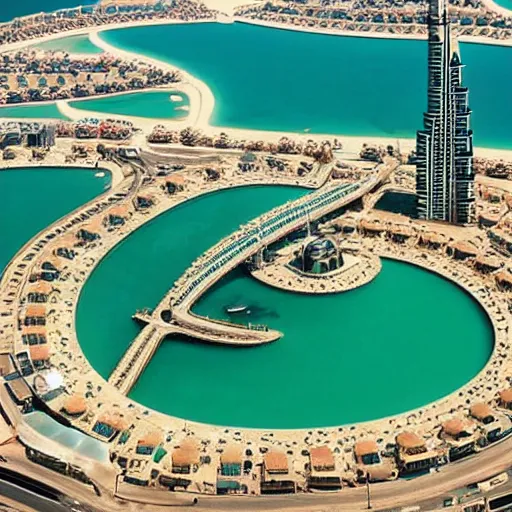 Prompt: gta : dubai, by wes anderson