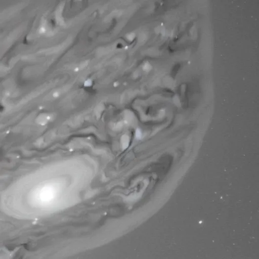 Image similar to A spaceship breaks through the clouds of jupiter