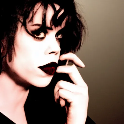 Prompt: beautiful fairuza balk in a film noir, 8 k,