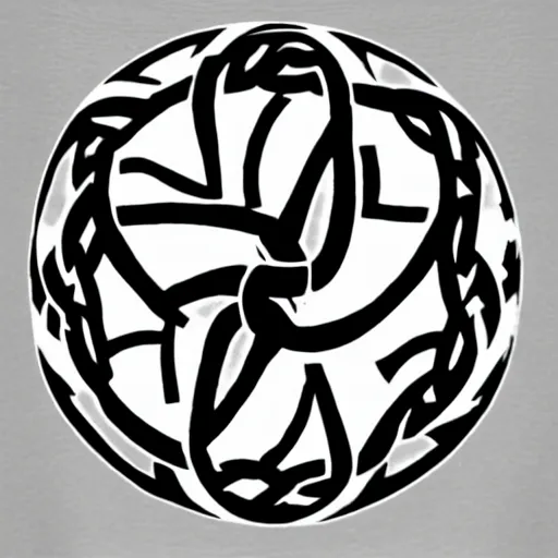 Image similar to a triskelion