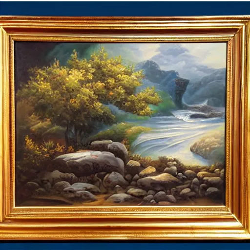 Image similar to oil painting ¥¥¥¥ museum - quality