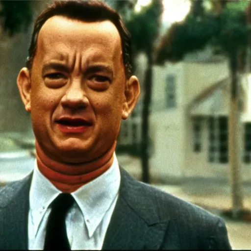 Image similar to tom hanks in america psycho