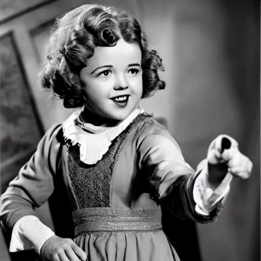 Image similar to shirley temple as hermione granger