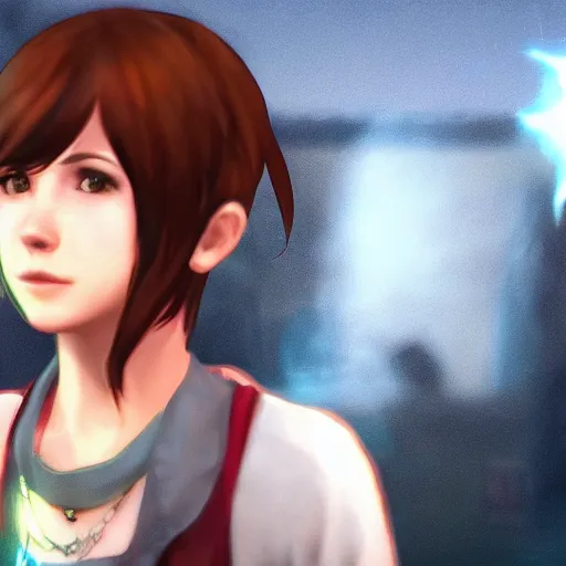Prompt: Max Caulfield as a Arcane protagonist