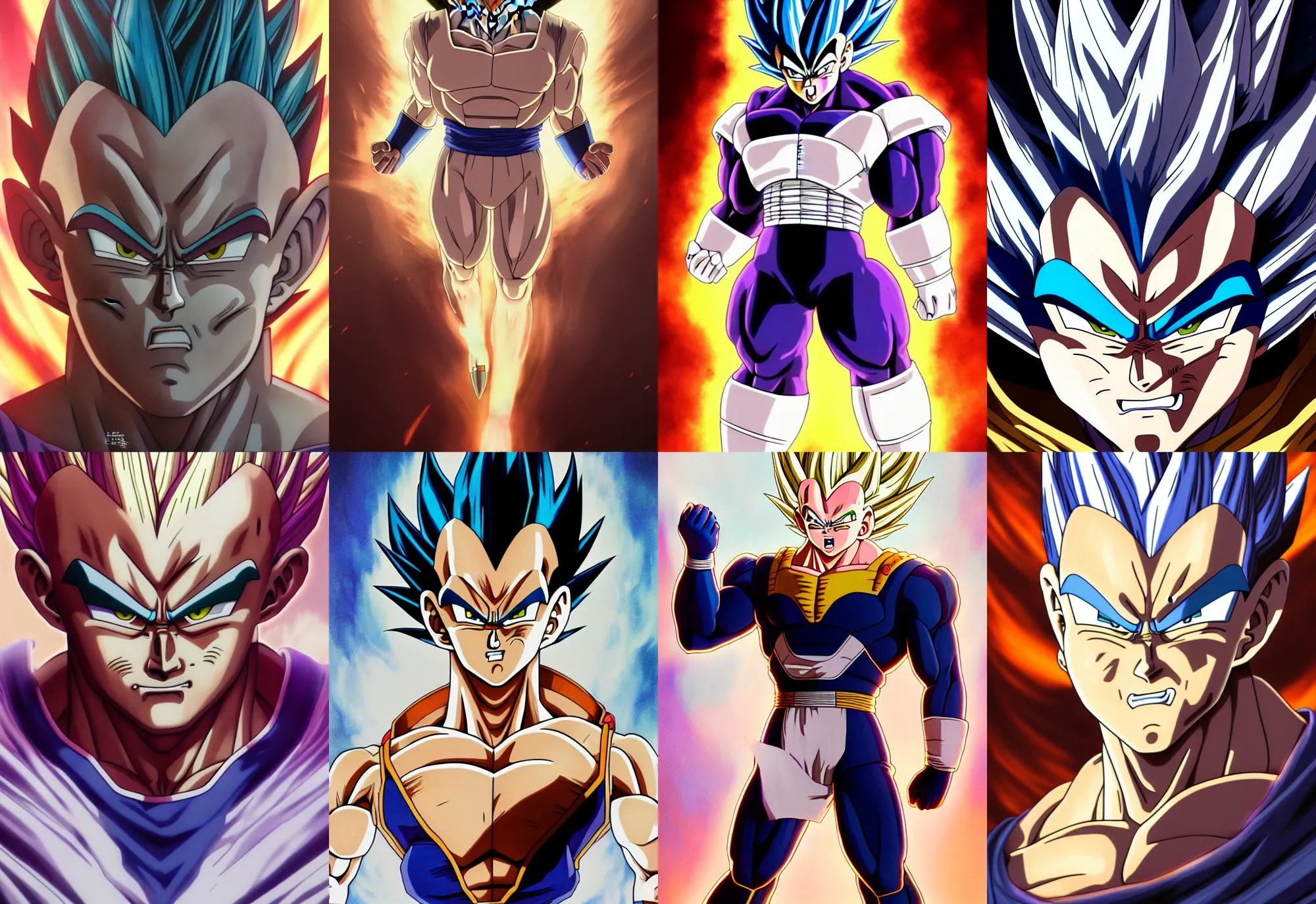 ArtStation - Vegeta super saiyan blue