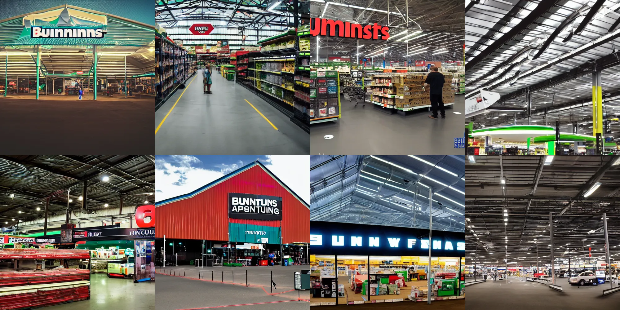 Prompt: bunnings, straya, futuristic, HD photography, cinematic lighting, movie shot,