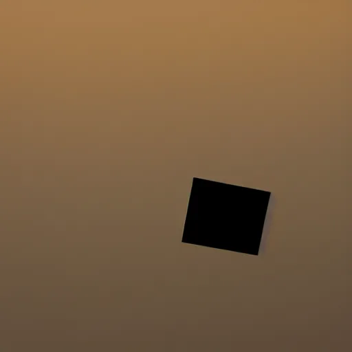 Image similar to a black dot in the sky, dark lighting