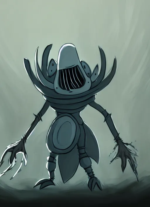 Prompt: character art the pale king from hollowknight assertive powerful pose space background, radiant aura, digital painting hand drawn, 4 k deviantart, hollow knight fanart