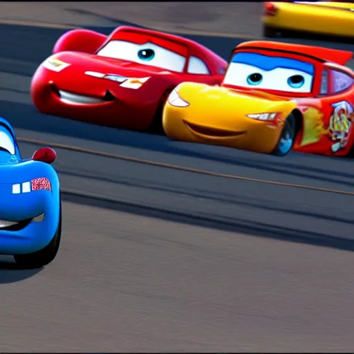 Flash McQueen in Cars (2005), Stable Diffusion