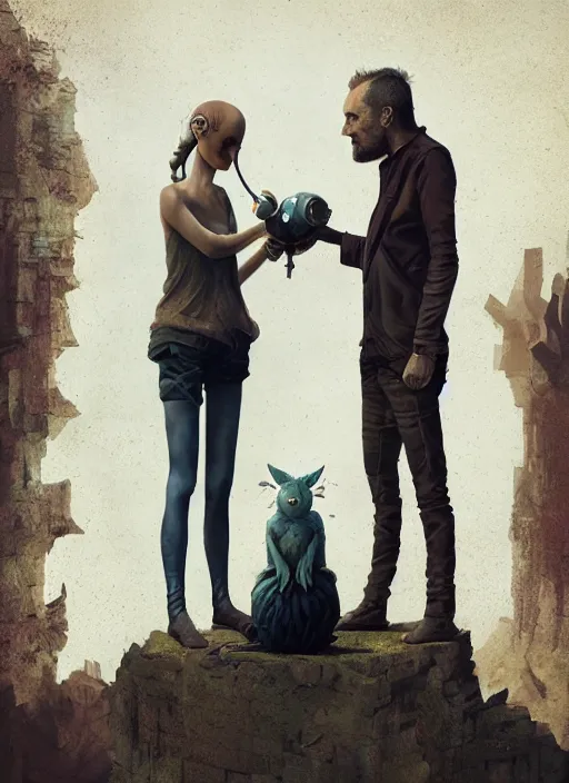 Image similar to nikolina petolas, michael parkes, michal karcz, aykut aydogdu, artem chebokha, alexander jansson, allen williams, anja millen, simon stalenhag, adam paquette