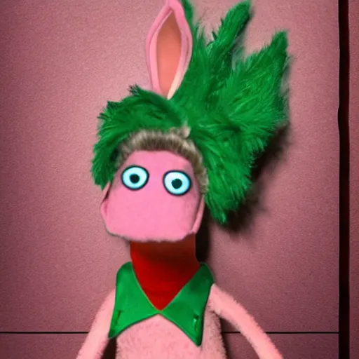 Prompt: louise belcher as a muppet