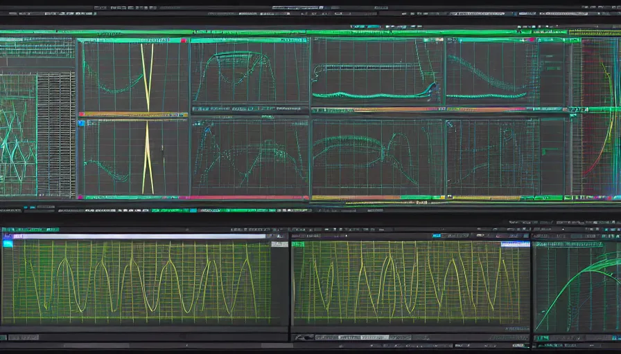 Image similar to rct screen showing oscilloscope on old soviet machine, photorealistic rendering, artstation, redshift, octane, golden ratio