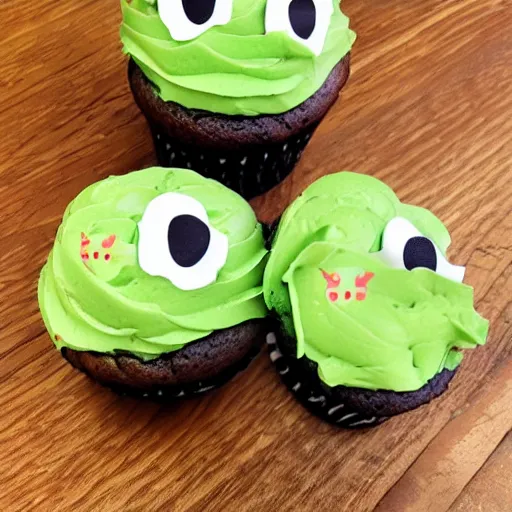 Image similar to anime avocado cupcake on shirt