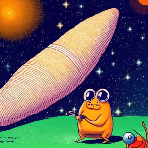 Prompt: can you imagine how long it would take for a slug to crawl out of the universe, because there is nothing there