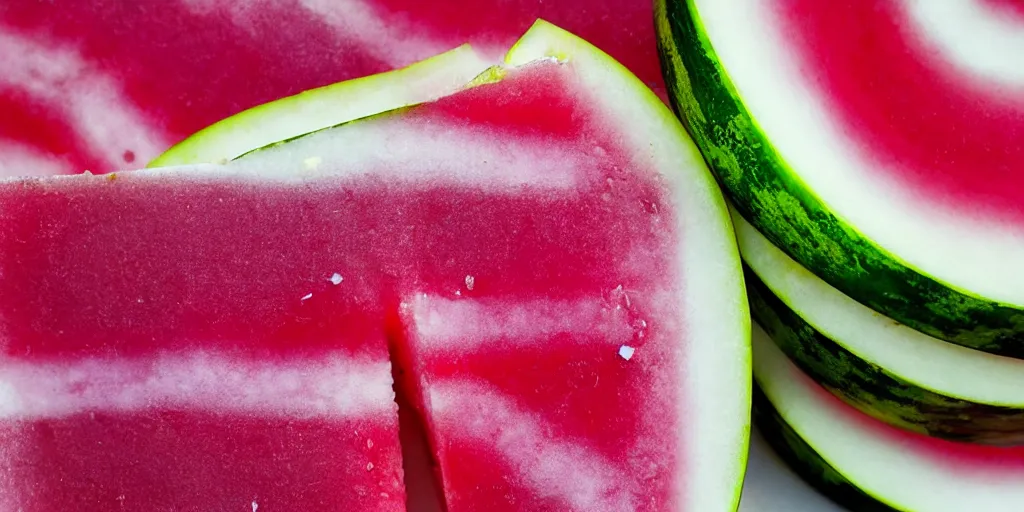 Image similar to purple watermelon slice, food photography