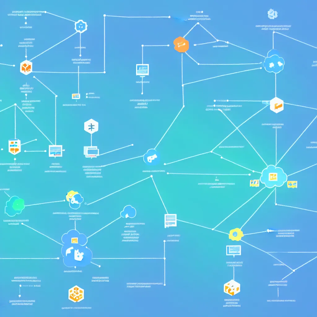 Image similar to Kubernetes cluster deployed to a secure public cloud service, trending on Artstation, by Visual Capitalist