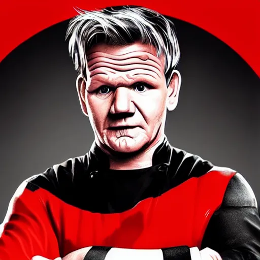 Prompt: Gordon Ramsay as a super smash Bros ultimate playable character