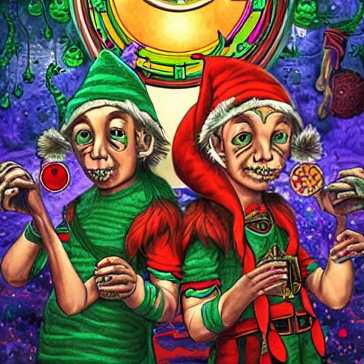 Prompt: The DMT Machine Elves