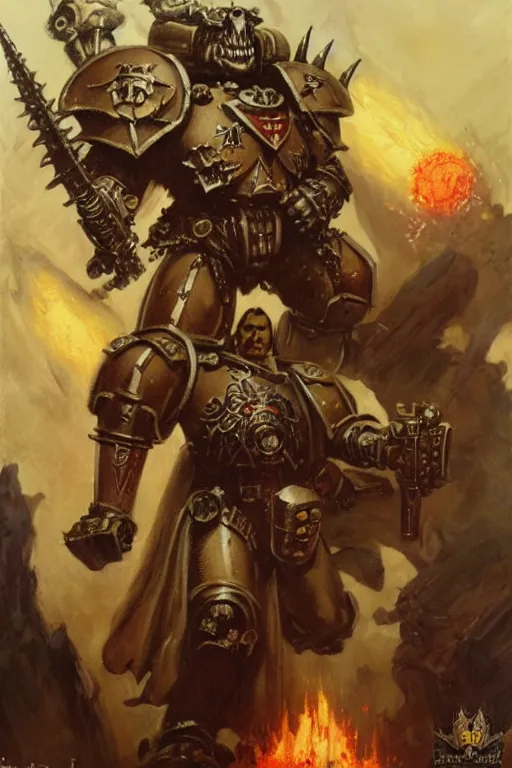 Prompt: warhammer 4 0 k steve buscemi god emperor, character design, painting by gaston bussiere, katsuya terada, frank frazetta, tom of finland, trending on artstation