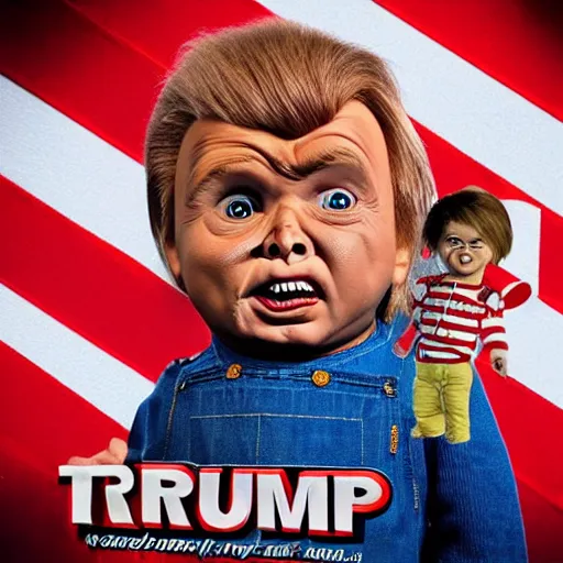 Prompt: “Trump as Chucky”