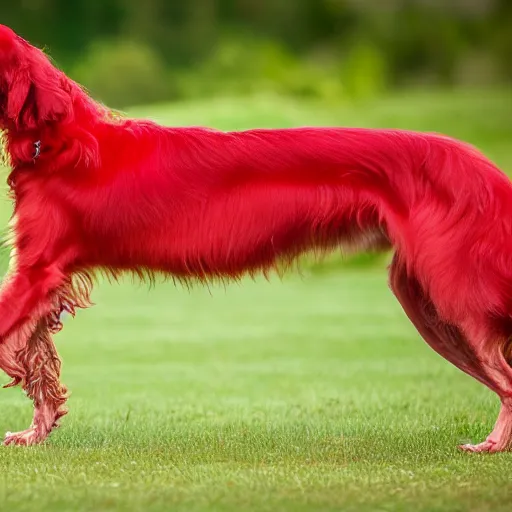 Prompt: A Red Borzoi Dog (EOS 5DS R, ISO100, f/8, 1/125, 84mm, postprocessed)