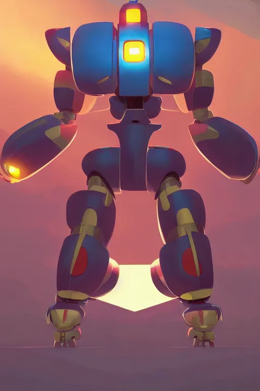 Image similar to metabots medabots medarotto medarot robot minimalist comics, behance hd by jesper ejsing, by rhads, makoto shinkai and lois van baarle, ilya kuvshinov, rossdraws global illumination ray tracing hdr radiating a glowing aura