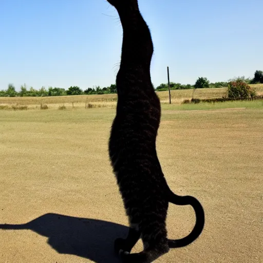 Image similar to very tall cat