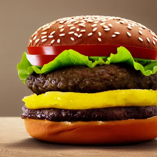 Image similar to The all new McDonalds Capybara Meat Burger