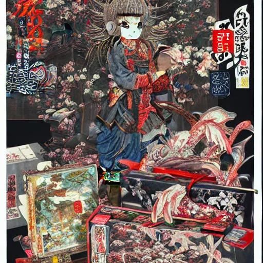 Image similar to 8 k 3 d capture scan of japanese otaku package, high textured, conceptual, intricate detailed painting, illustration sharp detail, manga 1 9 9 0