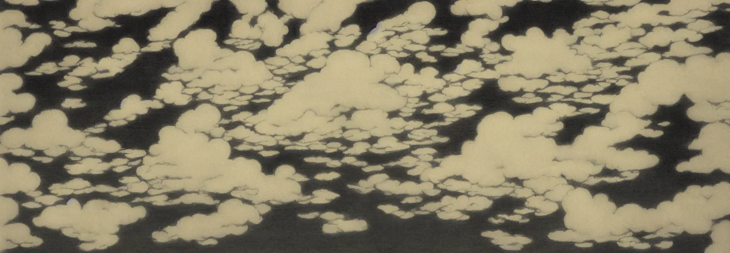 Image similar to cloud dreams, by Nobuhiko Obayashi