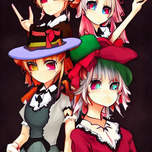 Image similar to western touhou