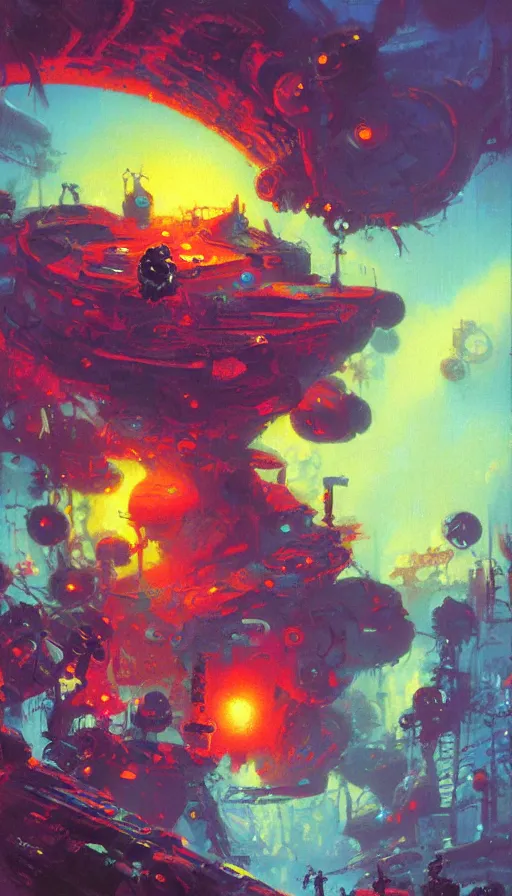 Image similar to rage, by paul lehr,