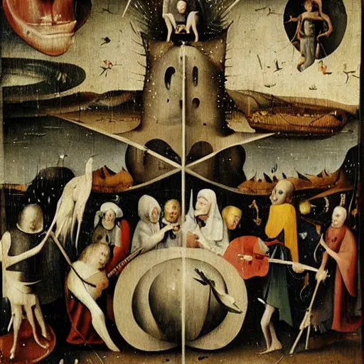 Prompt: Hieronymus Bosch nirvana