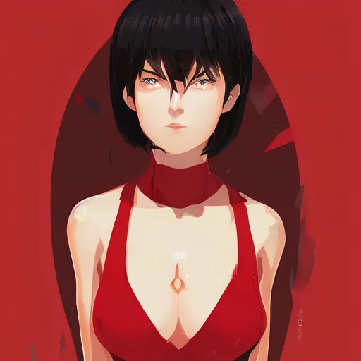 Image similar to Nakamura Aya like a fire superhero by Ilya kuvshinov and Krenz cushart, pixel art, character portrait