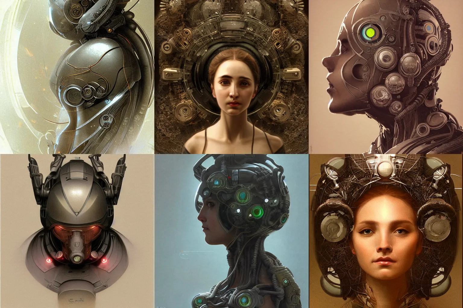 Prompt: detailed portrait of an organic scifi gadget, organic ornaments, illustration, bouguereau, minoru nomata