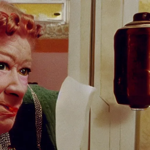 Image similar to wes anderson movie still of ella fitzgerald