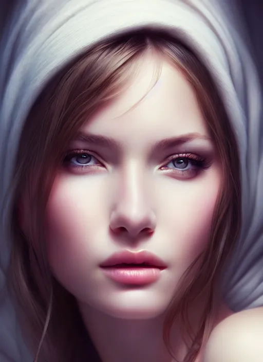 Image similar to a gorgeous female photo, professionally retouched, soft lighting, realistic, smooth face, perfect eyes, wide angle, sharp focus on eyes, 8 k high definition, insanely detailed, intricate, elegant, art by artgerm and wlop