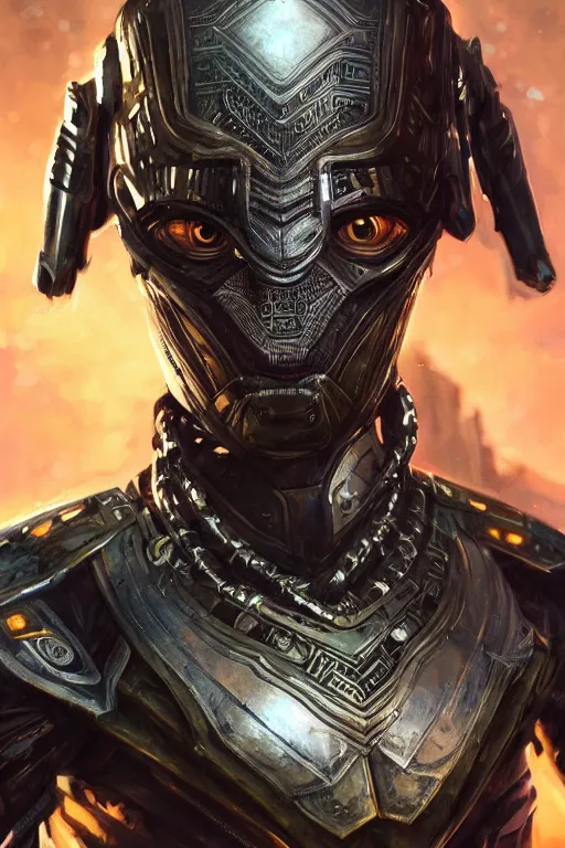 Image similar to closeup hd portrait, ultra realistic illustration, wakandan warrior in a steampunk style armor, hacknaut cyberpunk, sci - fi, fantasy, intricate, elegant, highly detailed, digital painting, artstation, concept art, smooth, sharp focus, illustration.