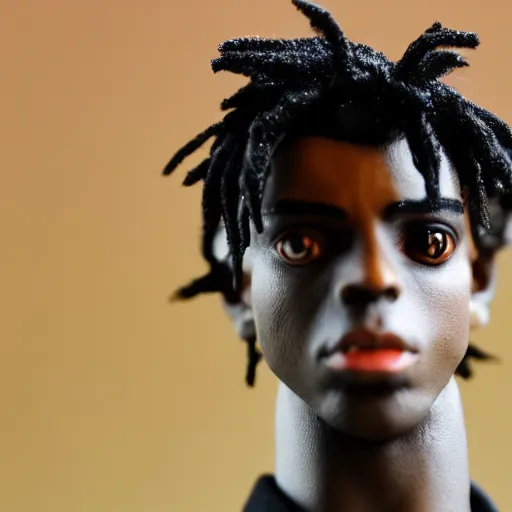 Prompt: playboi carti as a action figure 4 k detailed super realistic