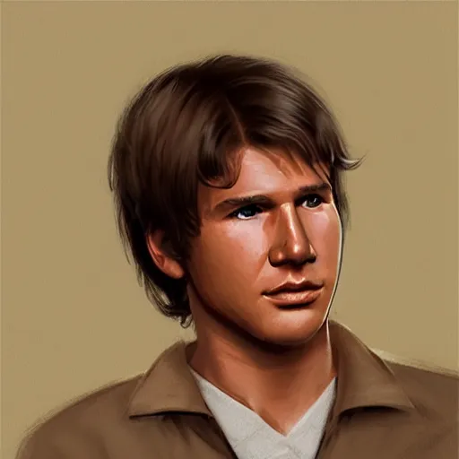 Prompt: Young Harrison Ford in a japanese school unfiorm, cinematic lighting, highly detailed, digital painting, artstation, concept art, smooth, sharp focus, illustration, warm light, cozy warm tint, magic the gathering artwork, volumetric lighting, 8k, no gold, no gold colours, art by Akihiko Yoshida and Greg Rutkowski