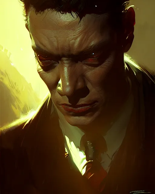 Prompt: mysterious lamont cranston, the shadow, pulp character portrait, ultra realistic, concept art, intricate details, highly detailed by greg rutkowski, gaston bussiere, craig mullins, simon bisley